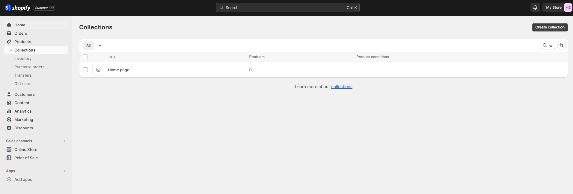 Shopify offers two distinct collection types: Automated and Manual collections
